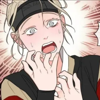 🥢 6ebe01ab anime, takut, terkejut, horor whatsapp sticker