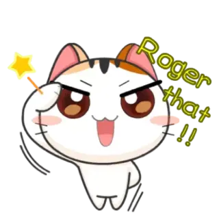 Japanese Kitty whatsapp stickers