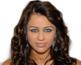 😁 7e5f5061 Miley Cyrus celebrity, singer, actress, portrait, miley cyrus telegram sticker