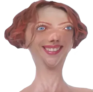 😁 bf76a0f5 funny, meme, weird, face, portrait telegram sticker