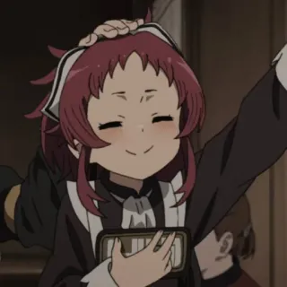 ☺️ d06889bc 애니메이션, 귀여운, 웃는, 메이드 whatsapp sticker