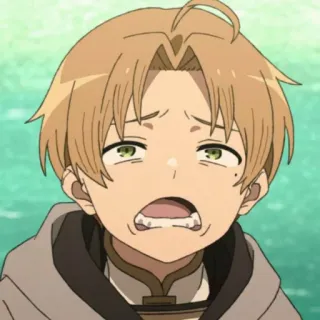 😩 eee81034 애니메이션, 소년, 슬픈, 혼란스러운, 화난 whatsapp sticker