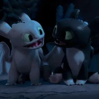 📍 2fb8e199 Toothless How to Train Your Dragon rồng, dễ thương, hoạt hình, động vật, fantasy telegram sticker