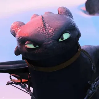 📍 4a2d589f Toothless How to Train Your Dragon rồng, đen, dễ thương, hoạt hình telegram sticker