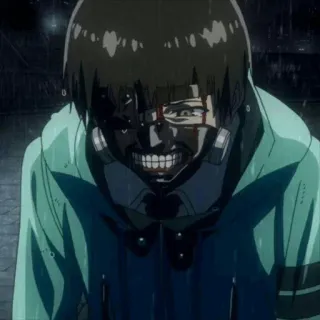 💉 5b39c13b Ken Kaneki Tokyo Ghoul Аниме, Гуль, Маска, Ужасы, Токийский Гуль, Канеки telegram sticker