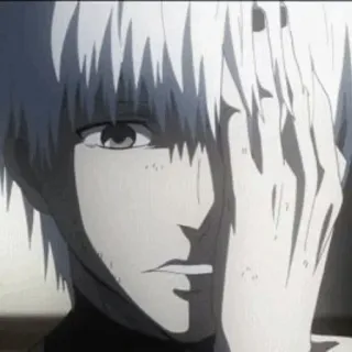 💉 86d2c048 Ken Kaneki Tokyo Ghoul аниме, токийский гуль, кен канеки, гуль, кровь, мясо, манга, жестокость telegram sticker