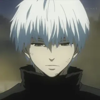 💉 8a5b647b Ken Kaneki Tokyo Ghoul Аниме, Манга, Токийский гуль, Кен Канеки, Белые волосы, Гуль telegram sticker