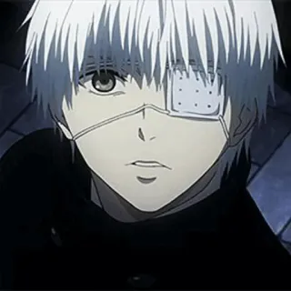 💉 a9be95ee Ken Kaneki Tokyo Ghoul Аниме, Токийский гуль, Кен Канеки, Гуль, Манга, Повязка на глаз telegram sticker