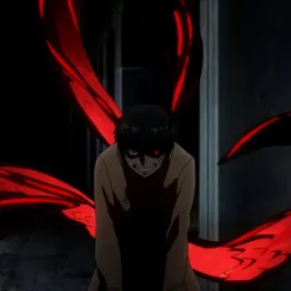 💉 ee4cd00e Ken Kaneki Tokyo Ghoul аниме, tokyo ghoul, канеки кен, гуль, хоррор, фэнтези telegram sticker