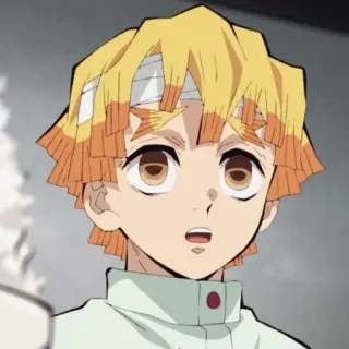 🌟 49590b61 Zenitsu Agatsuma Demon Slayer Anime, Manga, Zenitsu, Demon Slayer telegram sticker