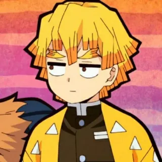 🌟 a5a9c9ea Zenitsu Agatsuma Demon Slayer Anime, Zenitsu, Dämonenjäger, Charakter, Manga, Gelb, Blitz telegram sticker