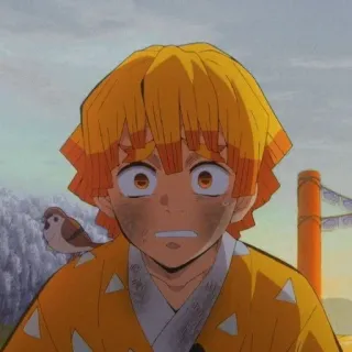 🌟 ae182333 Zenitsu Agatsuma Demon Slayer Anime, Demon Slayer, Zenitsu, Zenitsu Agatsuma, Cartoon telegram sticker