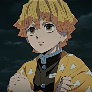 🌟 caa6c9c6 Zenitsu Agatsuma Demon Slayer Anime, Demon Slayer, Zenitsu Agatsuma, Charakter, Manga telegram sticker