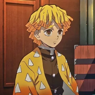 🌟 ce263bab Zenitsu Agatsuma Demon Slayer Anime, Demon Slayer, Zenitsu, Charakter, Illustration, Manga telegram sticker