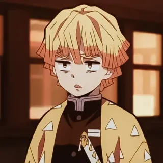 🌟 d44a4e50 Zenitsu Agatsuma Demon Slayer Anime, Demon Slayer, Zenitsu, Charakter, Fanart, Manga telegram sticker