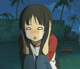😭 1265b361 Anime, Menangis, Sedih, Gadis, Emosional, Kartun, Gadis anime telegram sticker