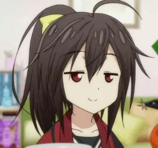 😌 1ec9492e gadis anime, sombong, kuncir kuda, kartun telegram sticker