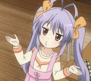 🤷‍♀ 98b286d9 Anime, Gadis, Lucu, Kartun, Ekspresi, Bingung telegram sticker