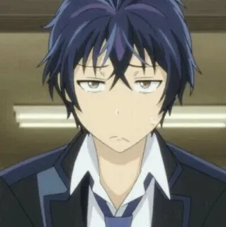 😒 e1e53e21 Anime, Anak laki-laki, Lelah, Ekspresi, Potret telegram sticker