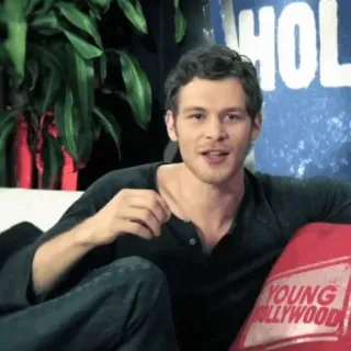 📰 62098e02 YOUNG HOLLYWOOD mężczyzna, portret, aktor, telewizja, młody hollywood, wywiad telegram sticker