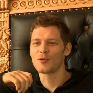 📰 b4821e7d Klaus Mikaelson The Originals Mężczyzna, Portret, Aktor, Klaus Mikaelson, The Originals, Postać telegram sticker