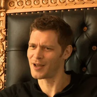 📰 be6af4f1 Klaus Mikaelson The Originals mężczyzna, aktor, wampir, serial TV, The Originals, Joseph Morgan, Klaus Mikaelson telegram sticker