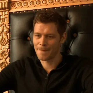 📰 ea0b099b Klaus Mikaelson mężczyzna, aktor, portret, osoba, celebryta telegram sticker