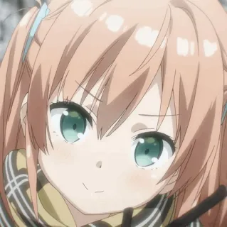 📓 2e15dd4e cô gái anime, dễ thương, cười, hoạt hình, động telegram sticker