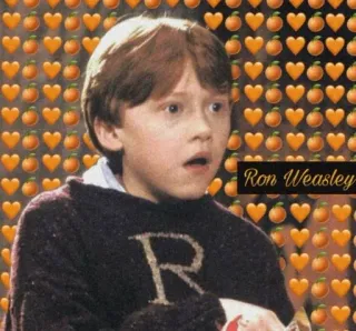 😀 09c31bda Ron Weasley Harry Potter Ron Weasley, Harry Potter, wizard, boy, magic, movie telegram sticker