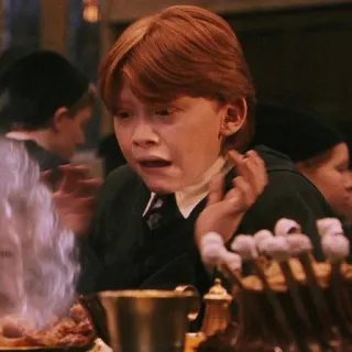 😀 fa722ef2 Ron Weasley Harry Potter Ron Weasley, Harry Potter, wizard, magic, student telegram sticker