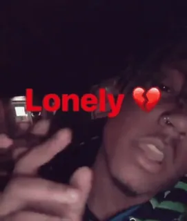 🌟 6776c624 Lonely เหงา, เศร้า, อกหัก, อารมณ์, ภาพเหมือน telegram sticker