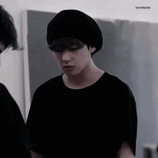 🥓 0cf2f95a VANTEGITS personne, homme, masculin, béret, kpop, coréen whatsapp sticker