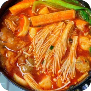 🫥 14039d5b comida, olla caliente, cocina asiática, sopa, verduras telegram sticker