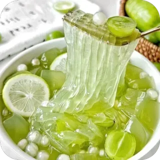 🫥 a749b1a5 postre, verde, limón, lima, comida, gelatina, dulce telegram sticker