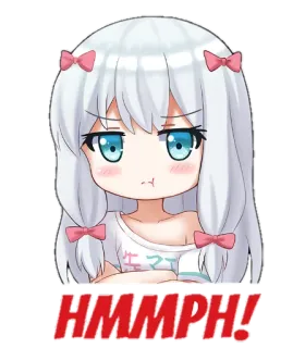 😒 f66ca85f HMMMPH! Gadis anime, Chibi, Hmmph, Imut, Kesal, Sikap telegram sticker