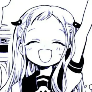 🫐 c6917e04 Nene Yashiro Toilet-bound Hanako-kun Anime, Manga, Süß, Kawaii, Cartoon, Lächeln, Fröhlich telegram sticker