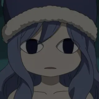 🌊 5f89dbc2 Juvia Lockser Fairy Tail 动漫, 妖精的尾巴, 茱比亚·洛克丝, 魔法师 telegram sticker