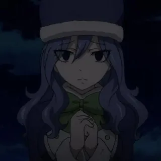 🌊 7ecc2e7e Juvia Lockser Fairy Tail 动漫, 妖精的尾巴, 茱比亚, 魔法师 telegram sticker