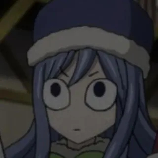 🌊 aafbc1ed Juvia Lockser Fairy Tail 动漫, 卡通, 妖精的尾巴, 朱毕安·罗克丝, 圣诞节, 角色, 女性 telegram sticker