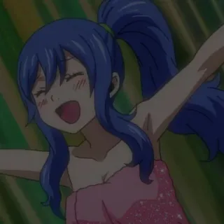 🌊 d00ee17a 动漫, 女孩, 快乐, 开朗, 可爱, 卡通 telegram sticker