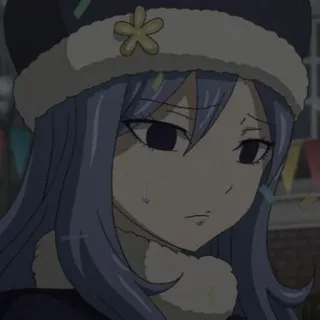 🌊 dea70b24 Juvia Lockser Fairy Tail 动漫, 角色, 朱比亚, 妖精的尾巴 telegram sticker