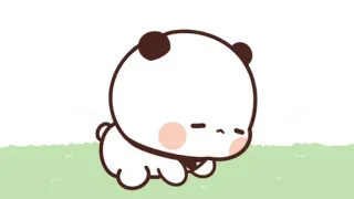 🍩 7ce161ff 熊猫, 可爱, 困, 动物 telegram sticker