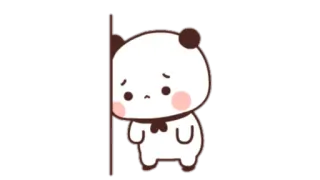 🍩 91c87813 伤心, 熊猫, 动物, 可爱 telegram sticker