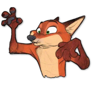 🐠 84b72ec9 漫画, キツネ, 動物, イラスト, キャラクター telegram sticker