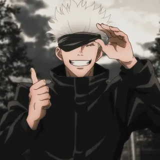 🧊 1fa22c4a Gojo Satoru Jujutsu Kaisen โกโจ ซาโตรุ, มหาเวทย์ผนึกมาร, อนิเมะ, มังงะ, ตัวละคร, ยิ้ม, ตัวละครอนิเมะ, โกโจ, ซาโตรุ telegram sticker