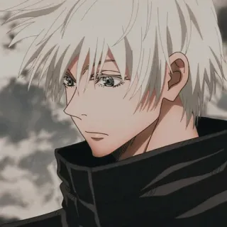🧊 8bbafa59 Gojo Satoru Jujutsu Kaisen โกโจ ซาโตรุ, อนิเมะ, มหาเวทย์ผนึกมาร, ผมขาว, มังงะ, ตัวละคร telegram sticker