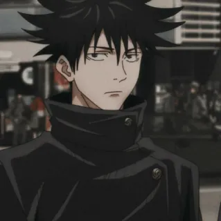 ⛓ ab854e4f Megumi Fushiguro Jujutsu Kaisen เมงุมิ ฟุชิกุโระ, มหาเวทย์ผนึกมาร, อนิเมะ, ตัวละคร, มังงะ, แฟนอาร์ต telegram sticker