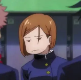 😒 505a0e88 Nobara Kugisaki Jujutsu Kaisen Anime, Dessin animé, Fille, Nobara, Jujutsu Kaisen telegram sticker