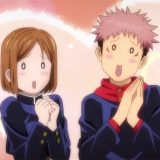 🥳 d48dd4ff Nobara Kugisaki Jujutsu Kaisen Anime, Personnages, Jujutsu Kaisen, Nobara Kugisaki, Yuji Itadori telegram sticker