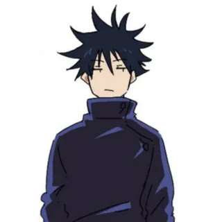 😒 2a884ce7 Megumi Fushiguro Jujutsu Kaisen 动漫, 漫画, 严肃, 伏黑, 惠 telegram sticker